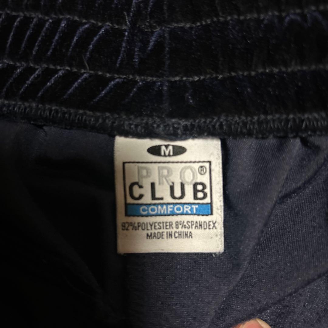PRO CLUB ネイビー ジャージ ベロア　セットアップ