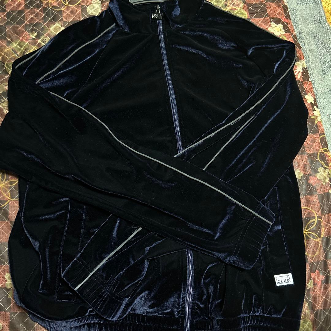 PRO CLUB ネイビー ジャージ ベロア　セットアップ