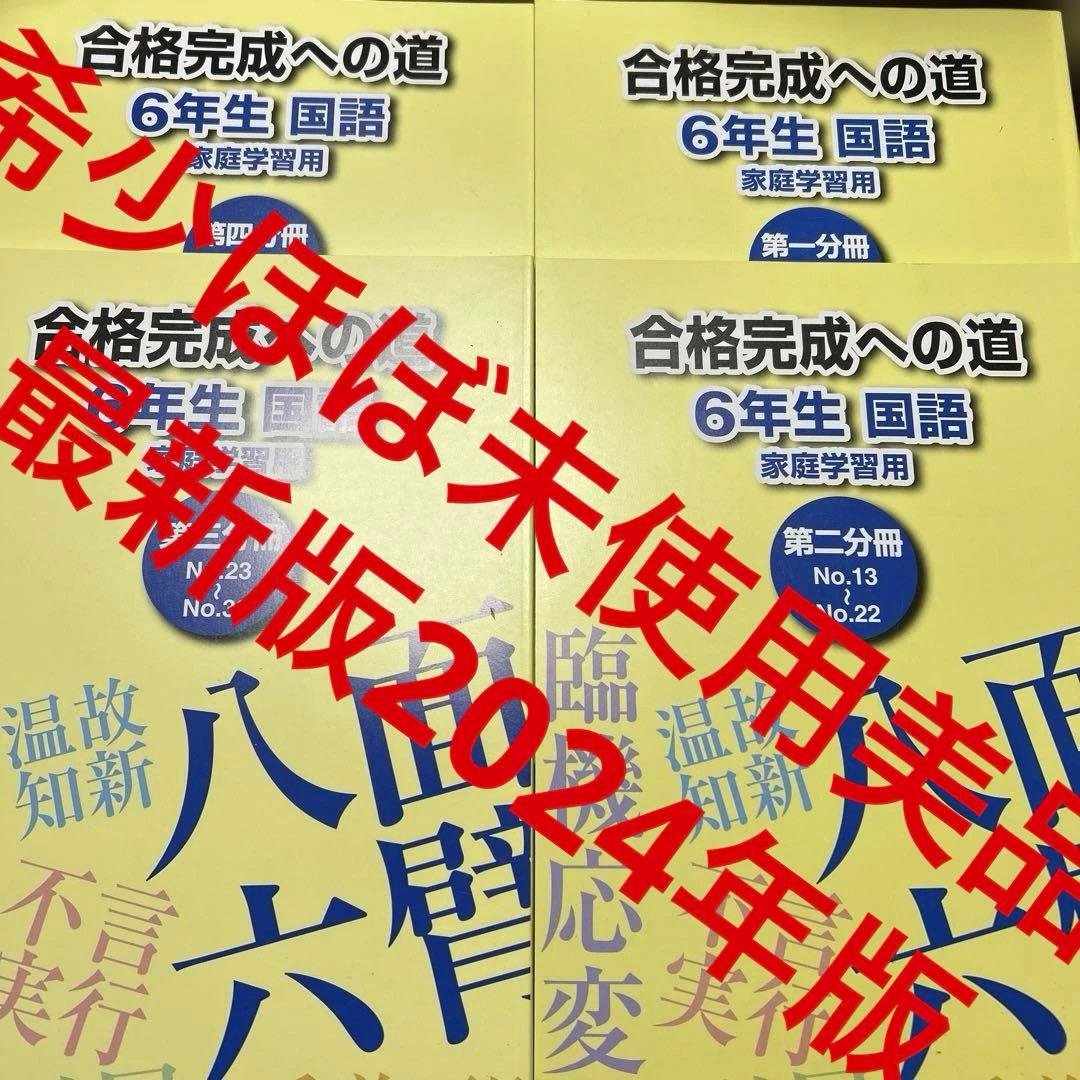 ㉔A 浜学園　合格完成への道 6年生 国語 重要教材❣️ 家庭練習用