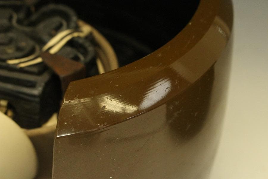 茶道具 面取風炉 野々田電熱器 丸釜 釜環付 720