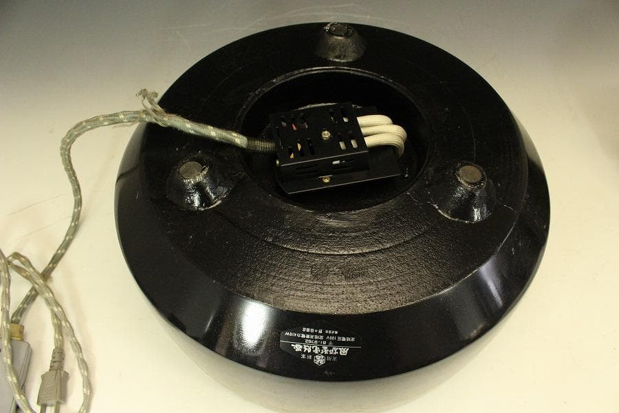 茶道具 面取風炉 野々田電熱器 丸釜 釜環付 720