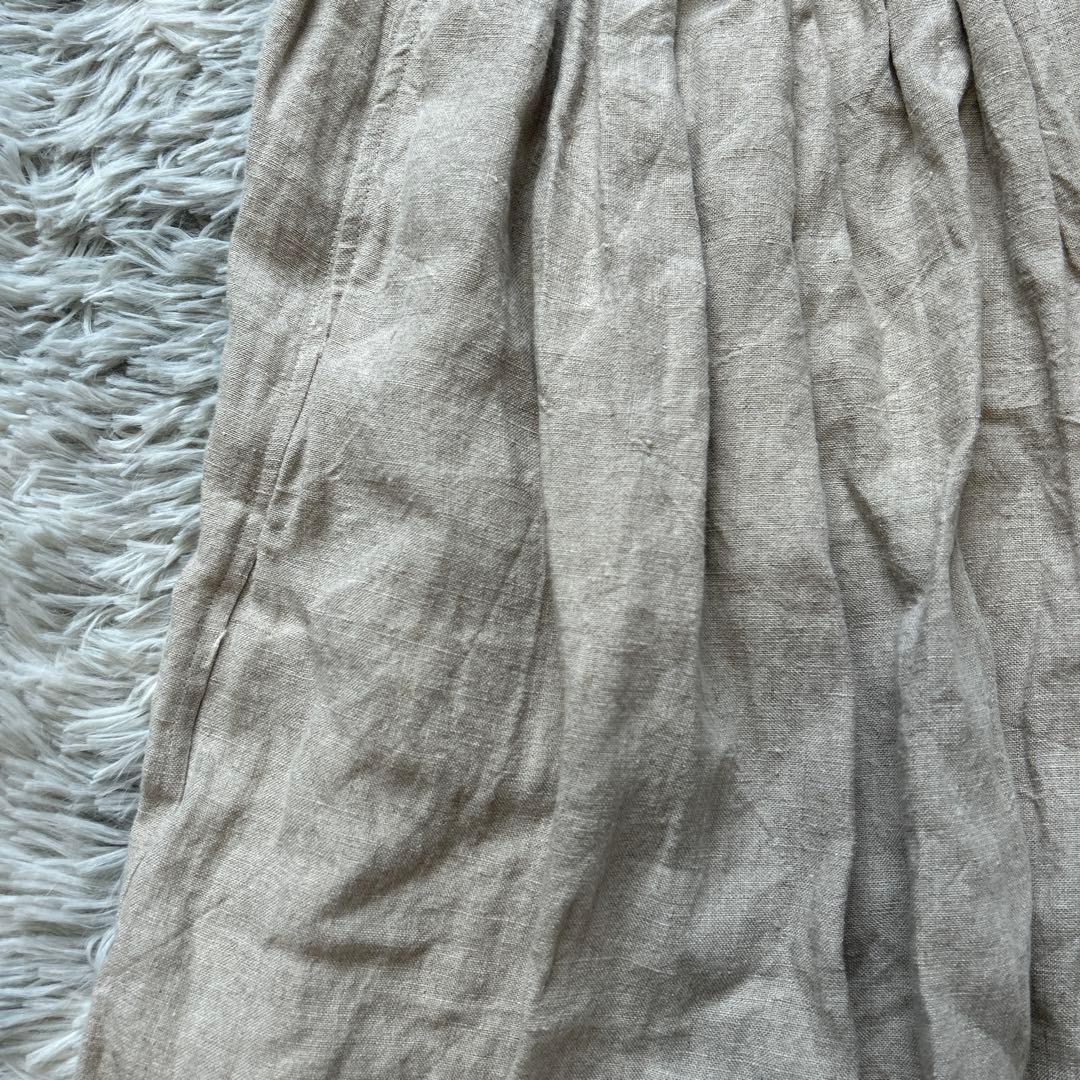 【美品】ICHI Antiqtuites 琴平炊きリネンサルエルパンツ