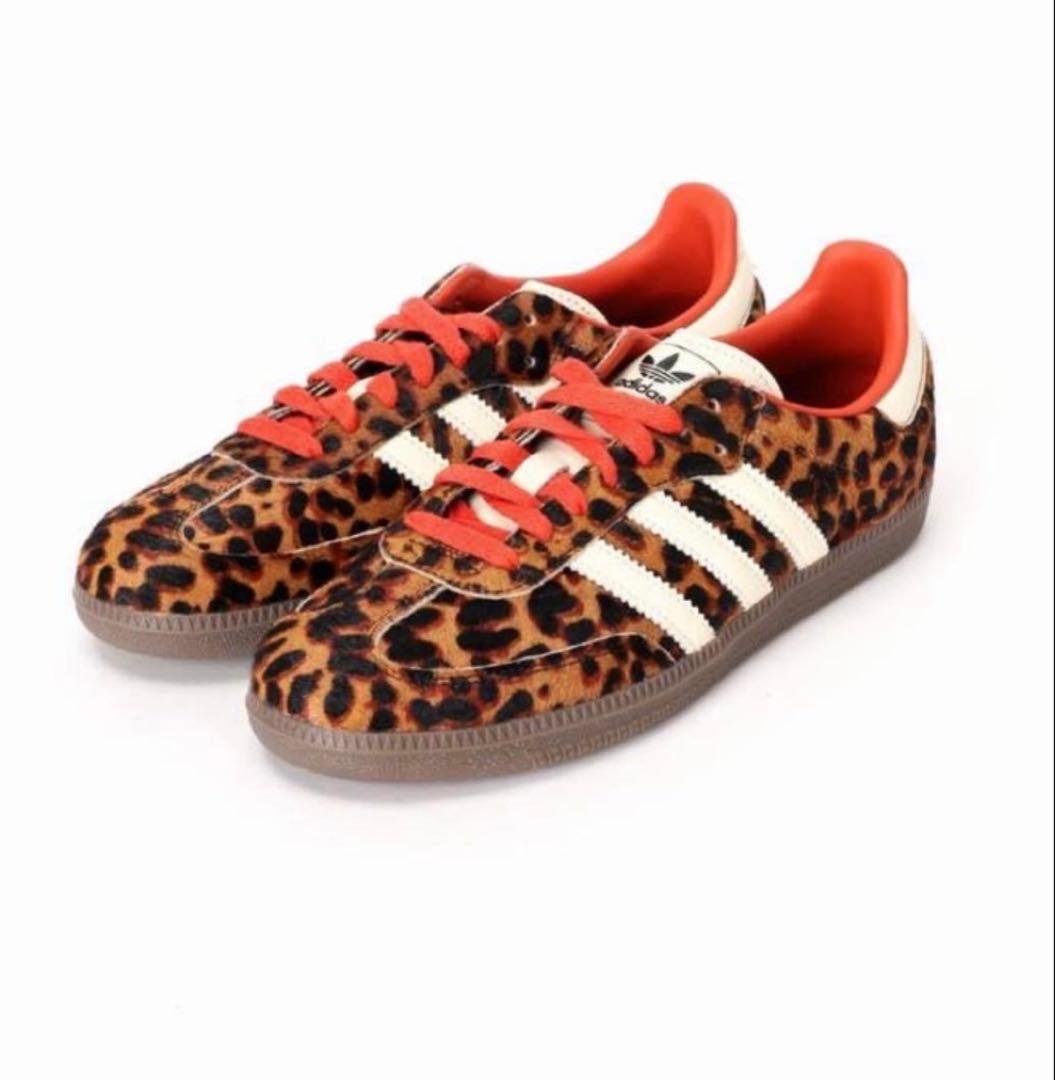 adidas レオパード柄 スニーカー