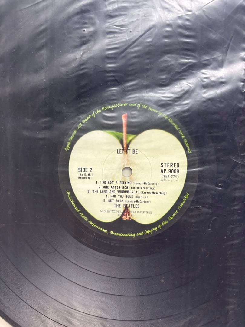 THE BEATLES LET IT BE LP初回限定BOX写真集ビートルズ