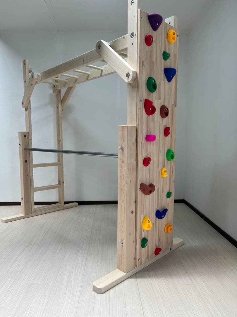 さとす　　室内　うんていタイプB ボルダリング　鉄棒　登り棒