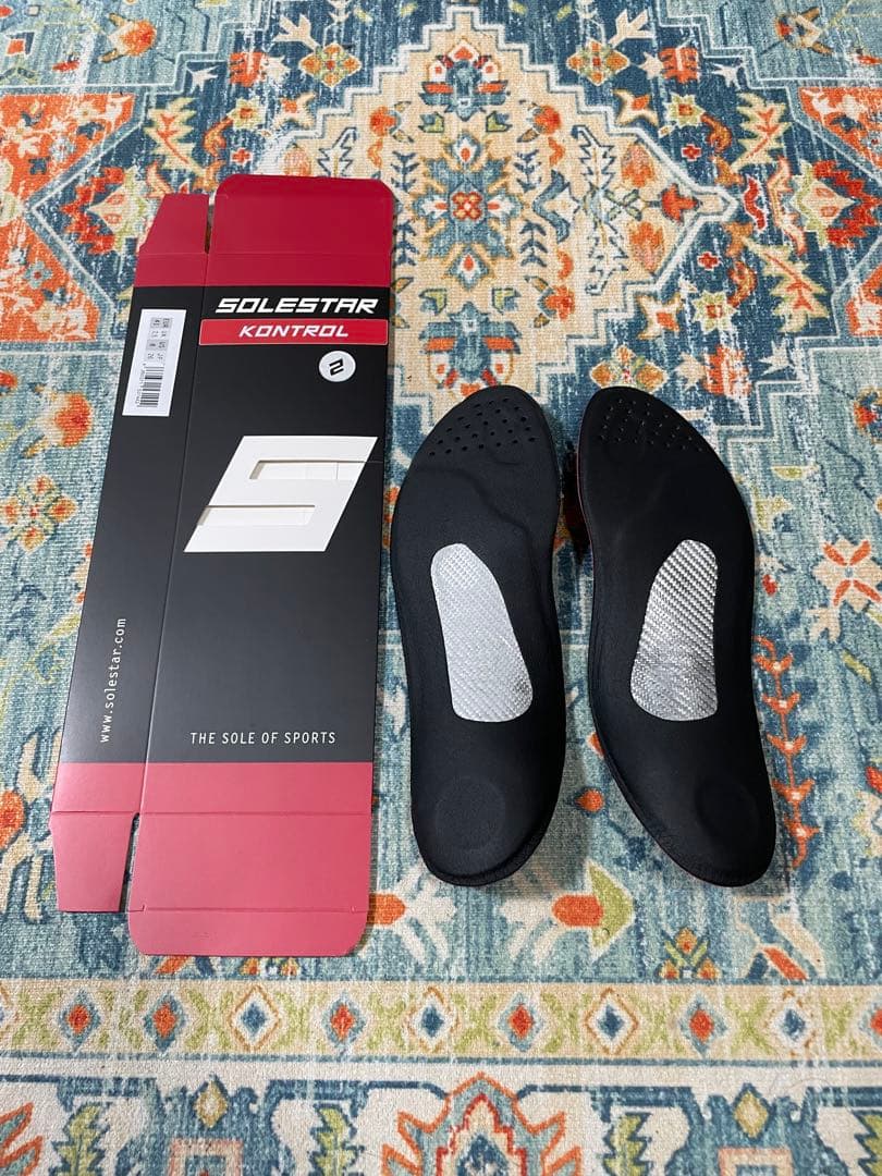 SOLESTAR KONTROL 2 自転車用インソール　26.1cm レッド