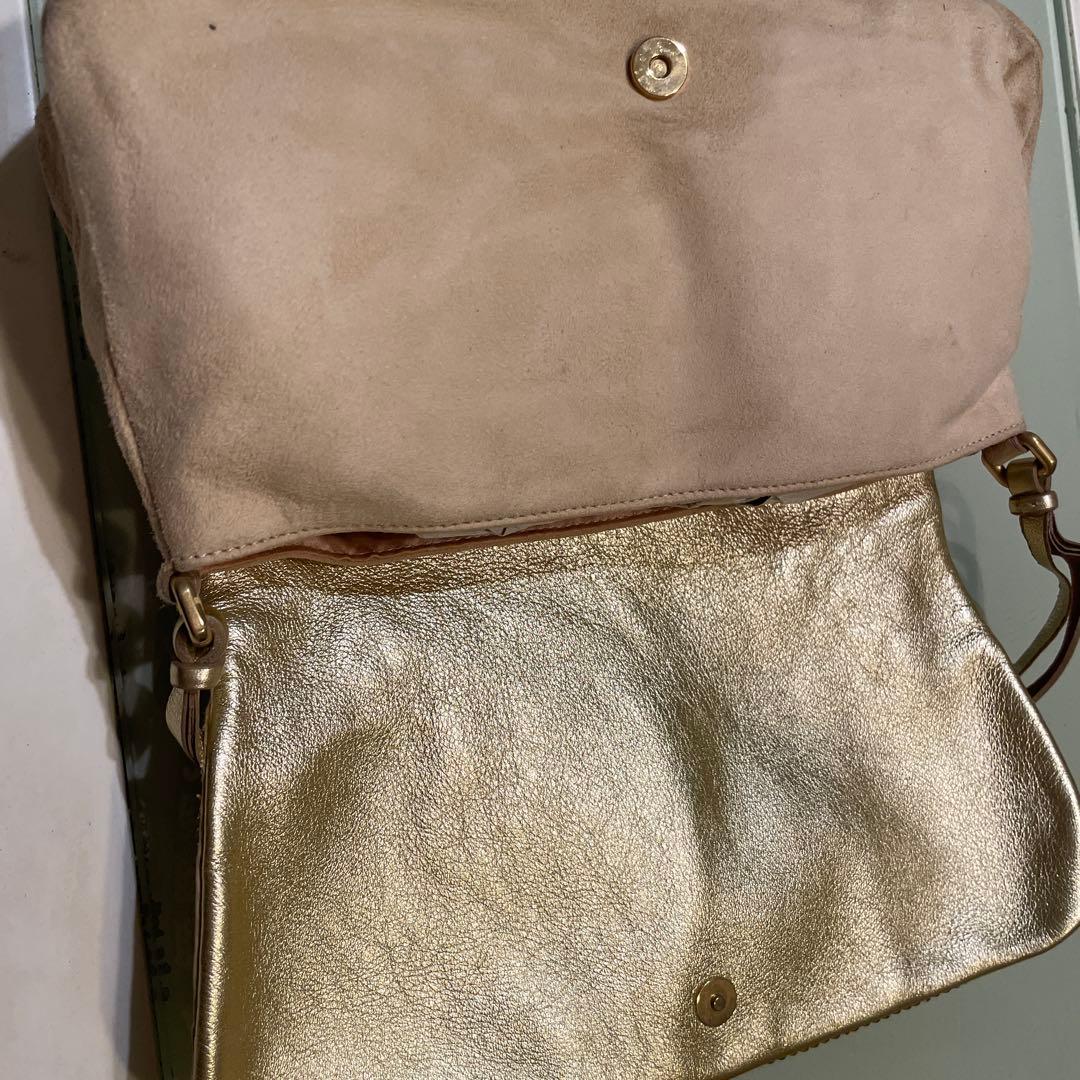 MIU MIUゴールドスパンコールバッグ