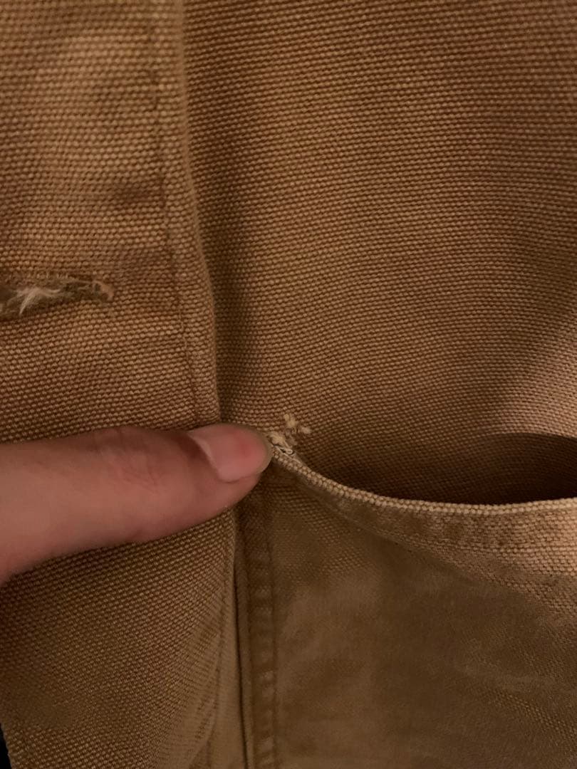 カーハート　ミシガンチョアコート　星タグ　裏地なし