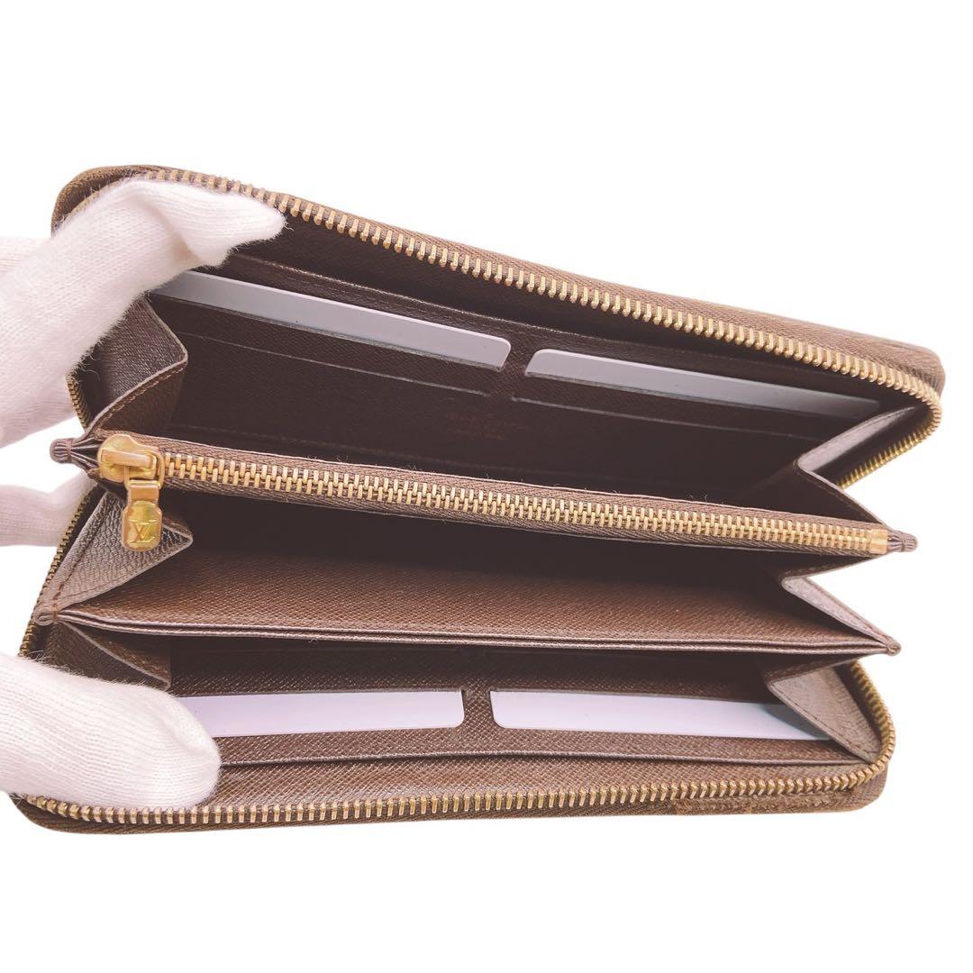 【ジャンク】LOUIS VUITTON ダミエジッピーウォレット☆鑑定済みです