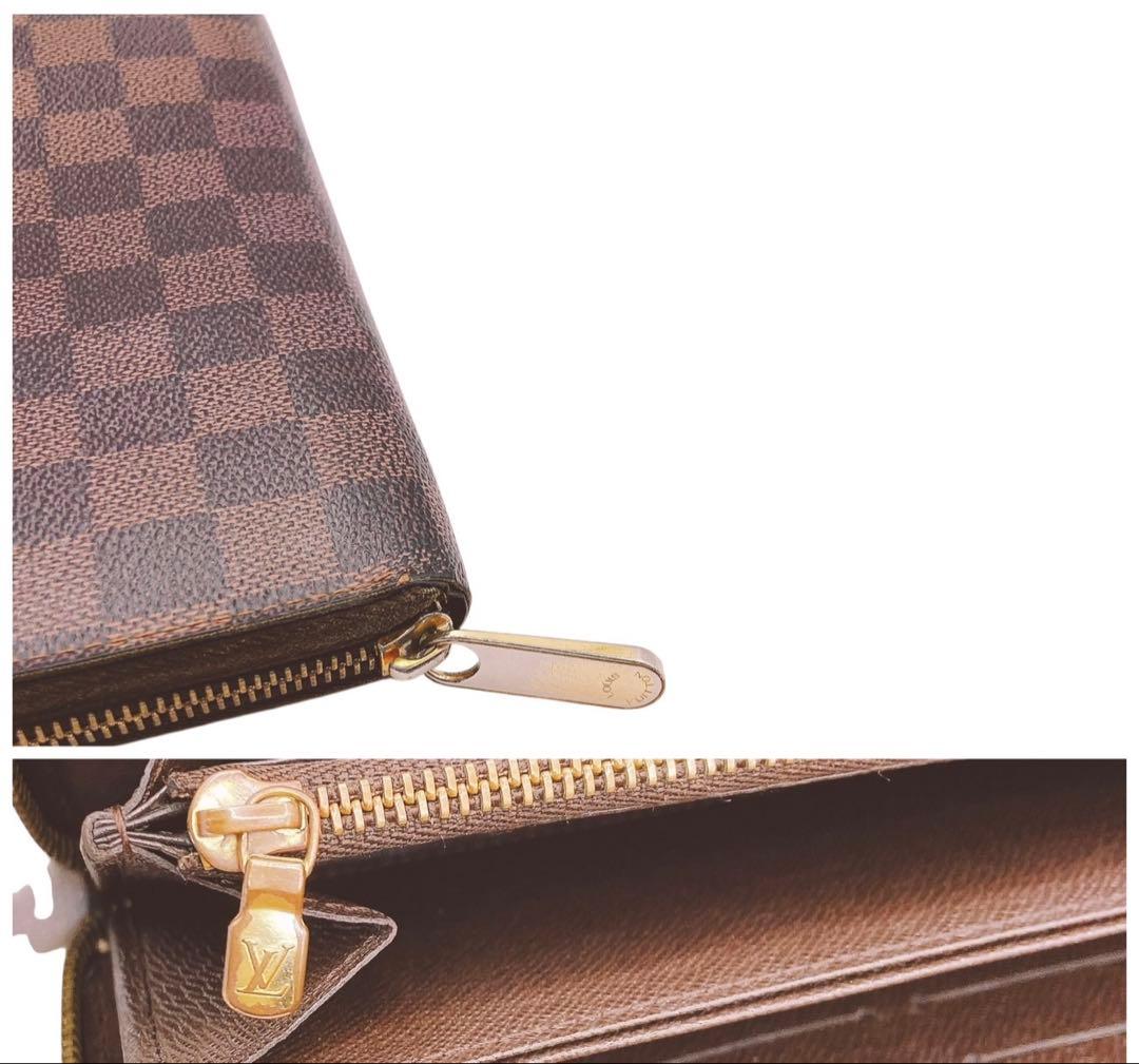 【ジャンク】LOUIS VUITTON ダミエジッピーウォレット☆鑑定済みです