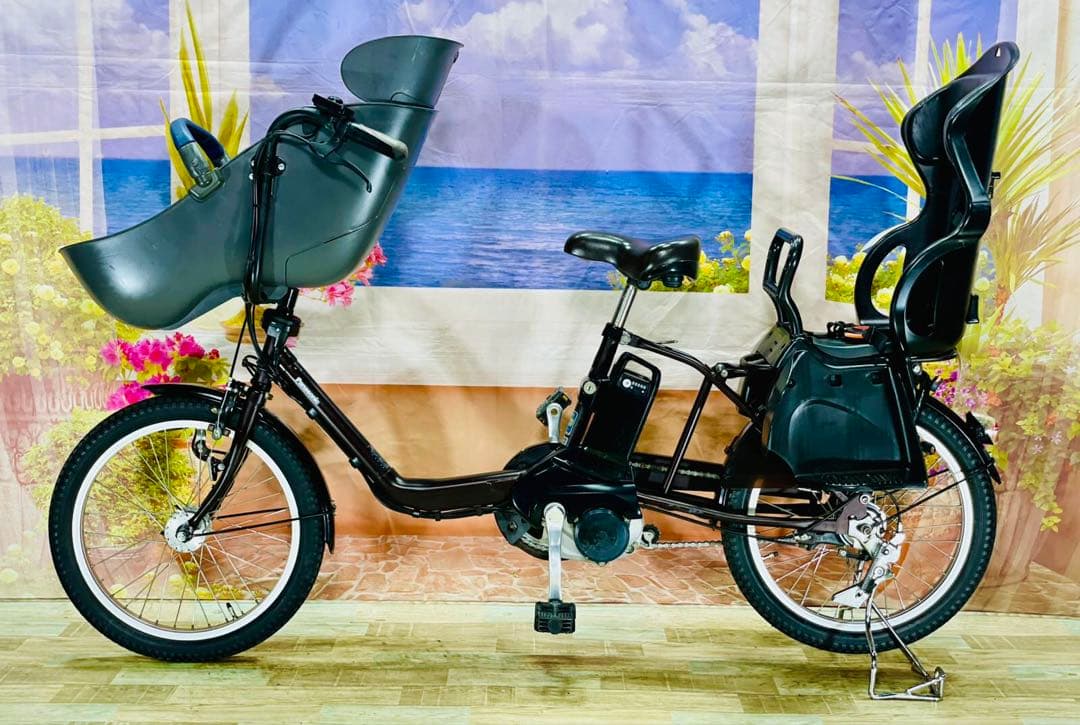 大人気ギュットCOMBIシート⭐️12AHパナソニック子供乗せ電動自転Y2758