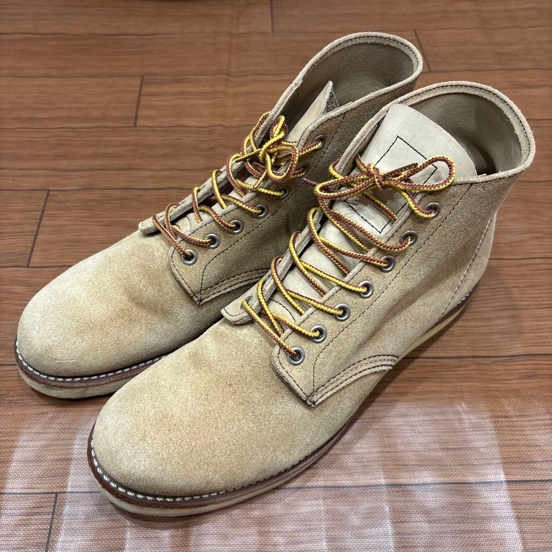 【美中古/27.5cm】レッドウィングアイリッシュセッタープレーントゥスエード