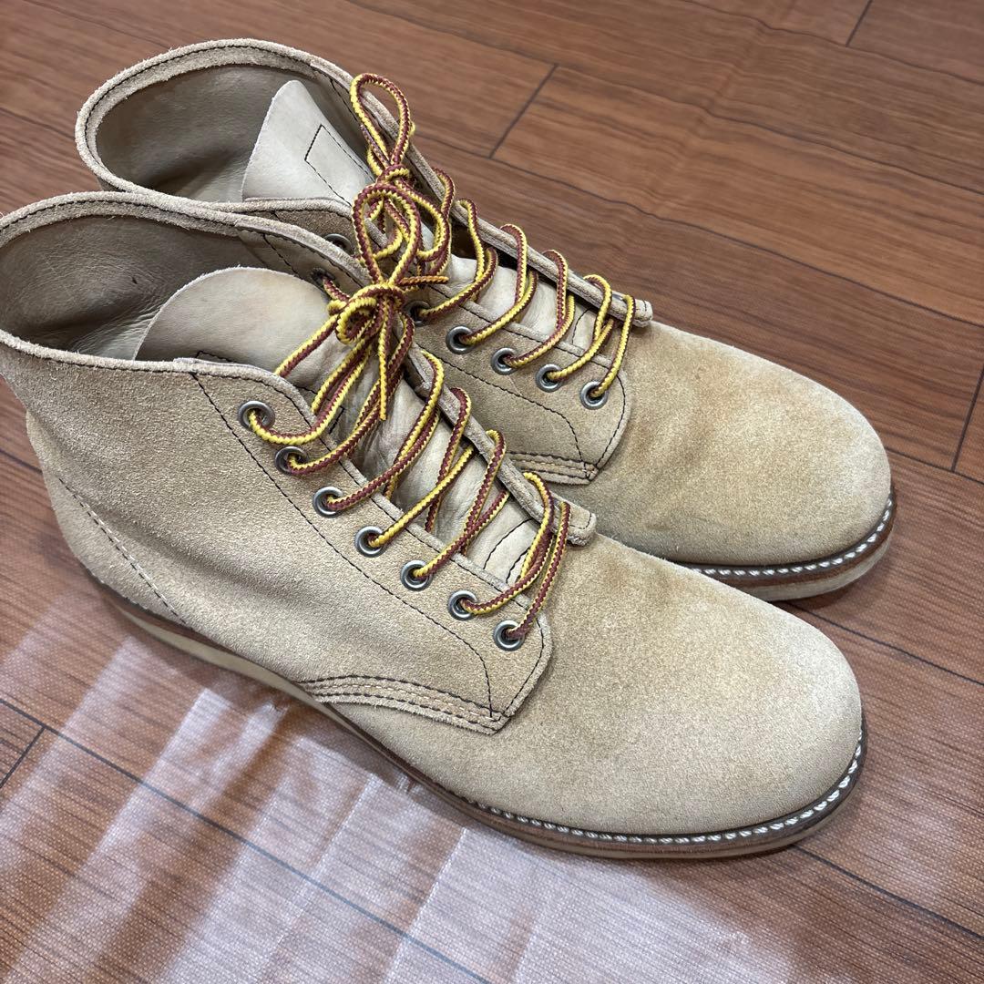 【美中古/27.5cm】レッドウィングアイリッシュセッタープレーントゥスエード