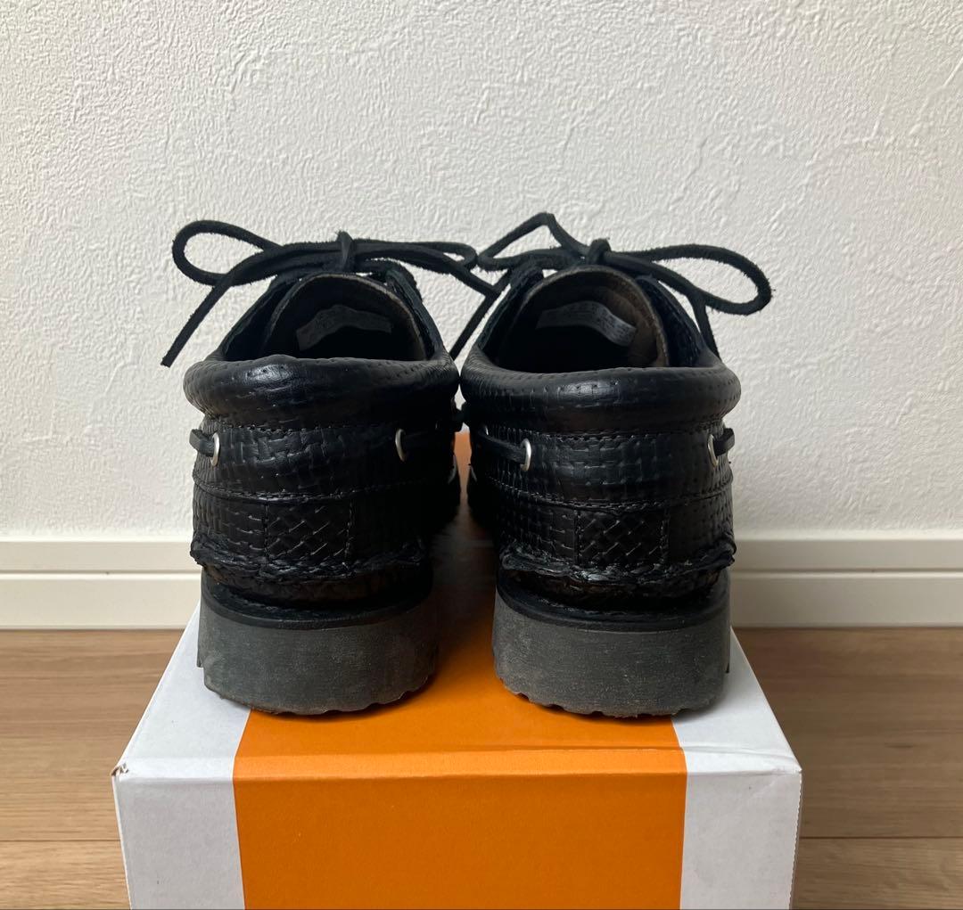 Timberland 3eye 27㎝　新品未使用　ブラック　オールレザー　希少