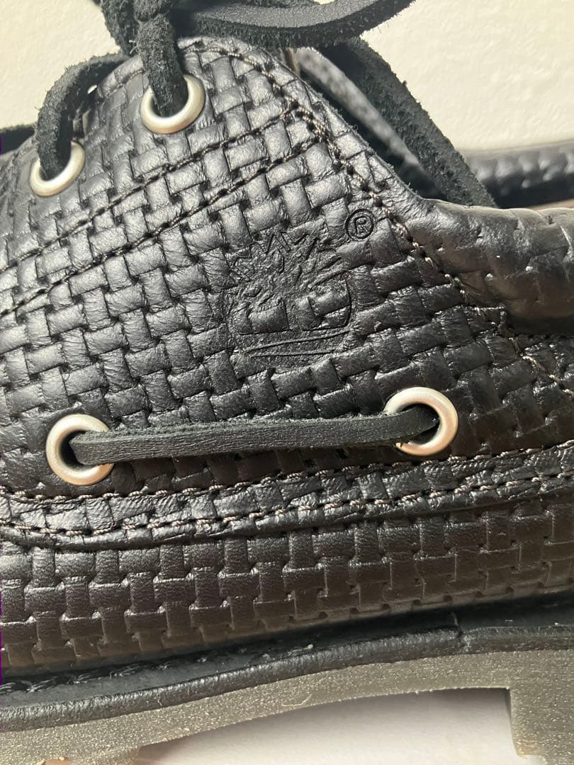 Timberland 3eye 27㎝　新品未使用　ブラック　オールレザー　希少