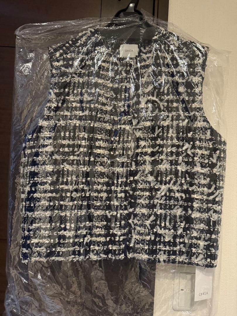 【新品】OHGA ツイードベスト