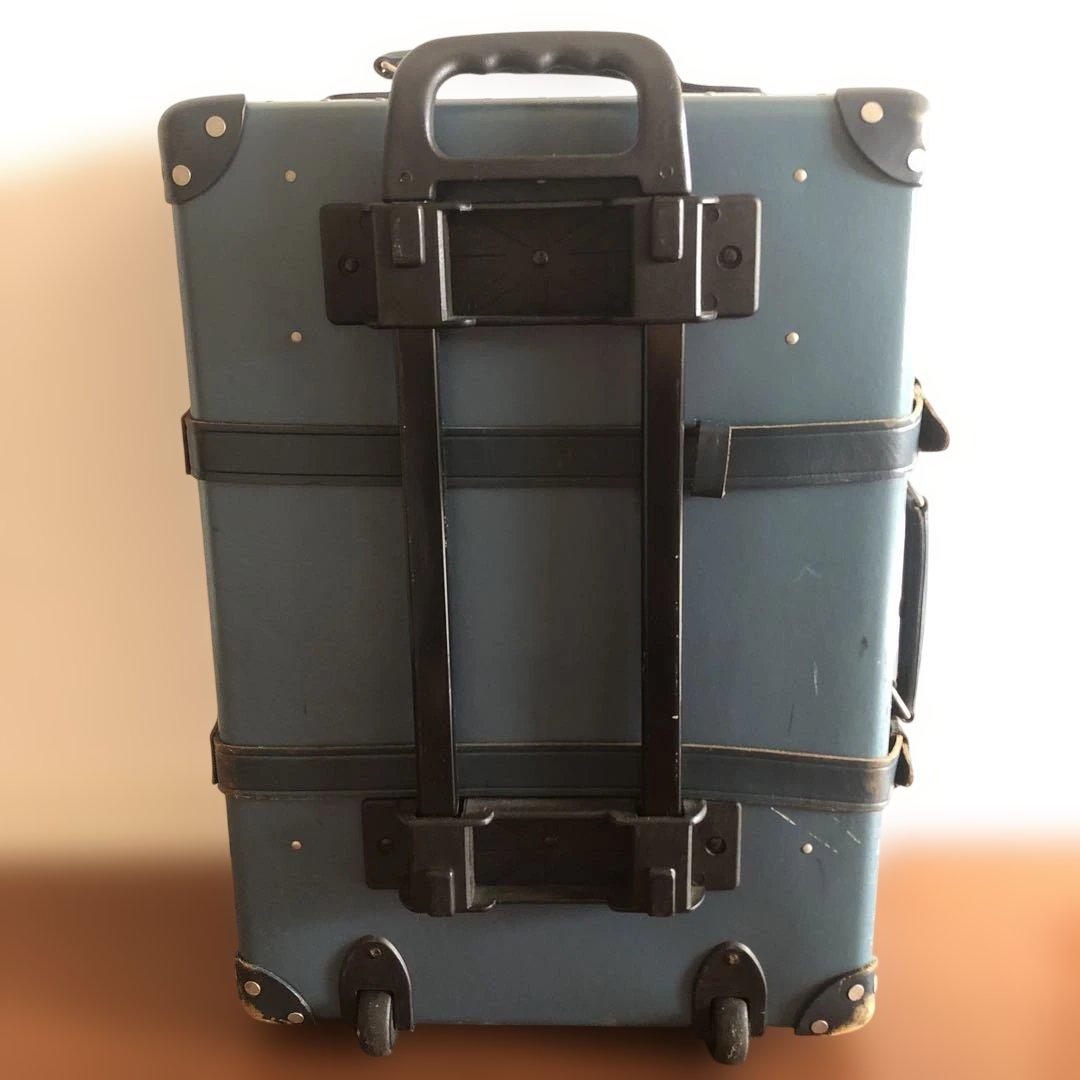 希少レア☆ グローブトロッター　ブルーグレー　キャリーケース 鍵付き