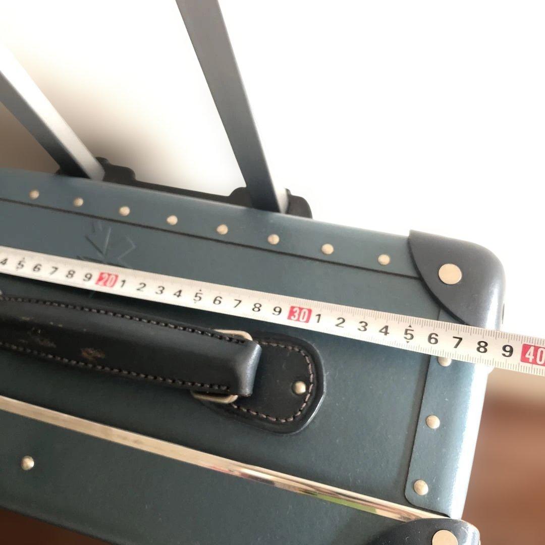 希少レア☆ グローブトロッター　ブルーグレー　キャリーケース 鍵付き