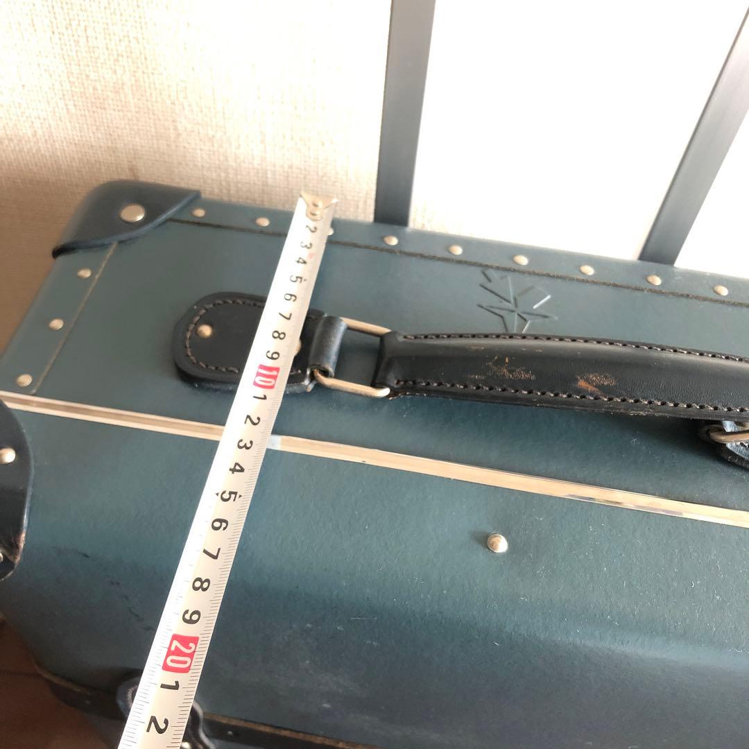 希少レア☆ グローブトロッター　ブルーグレー　キャリーケース 鍵付き