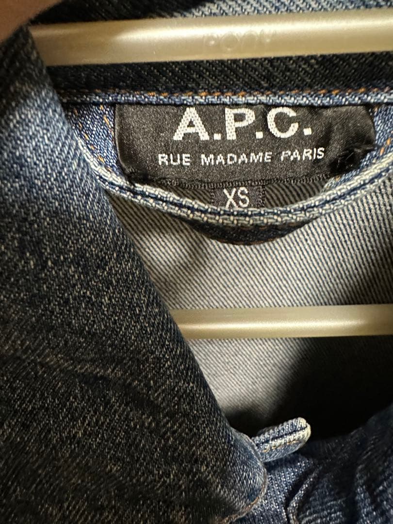 A.P.C./アーペーセー/デニムジャケット/カバーオール/デニム/ブルー/ロゴ