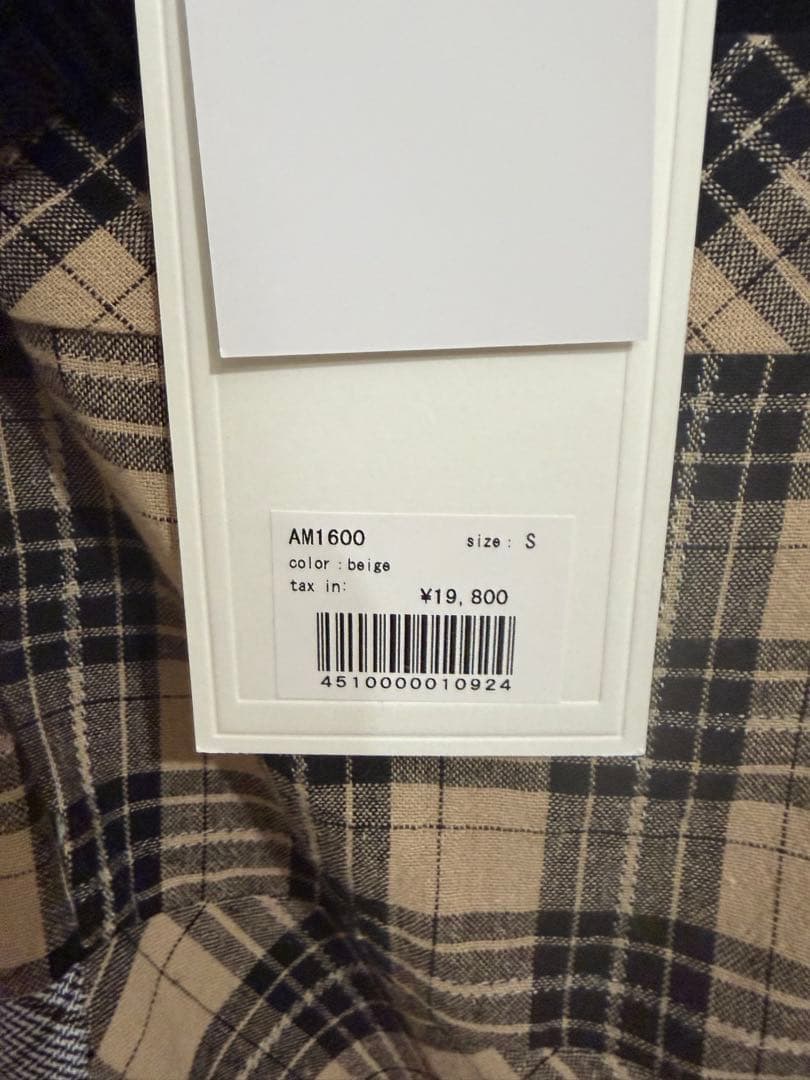 ワンピース ANDMARY juni check dress beige S
