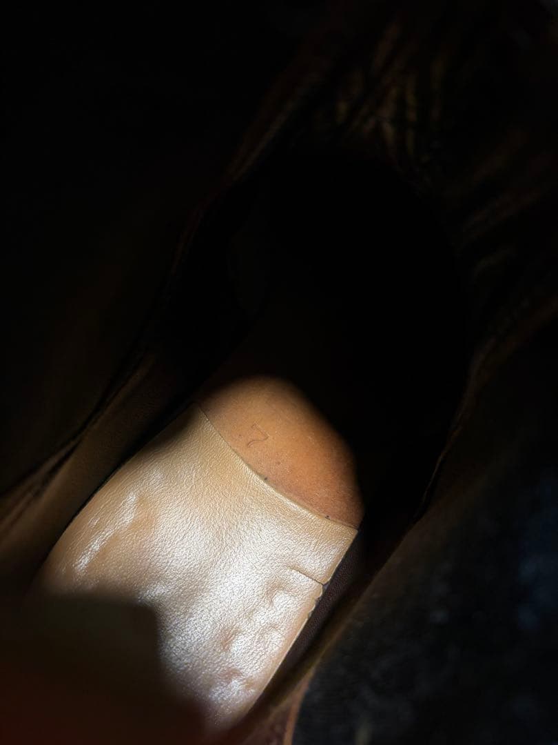 Red Wing Shoes ブラウン サイドゴアブーツ 7 25cm