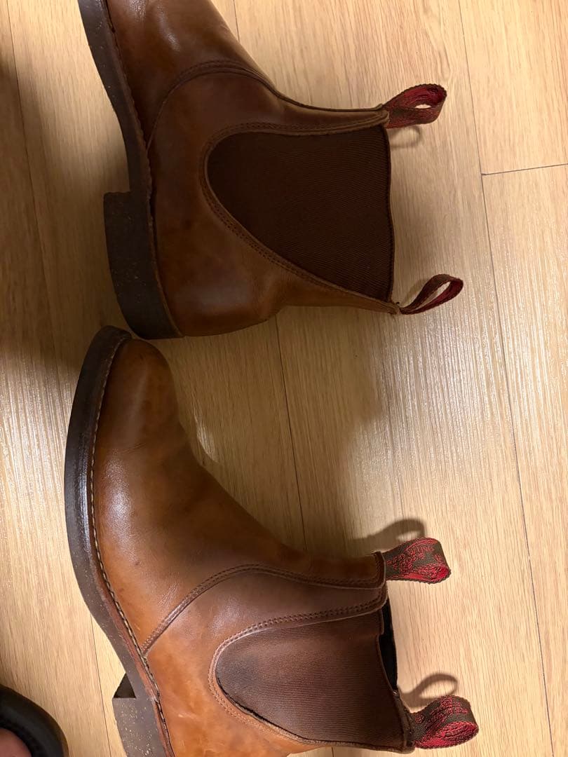 Red Wing Shoes ブラウン サイドゴアブーツ 7 25cm