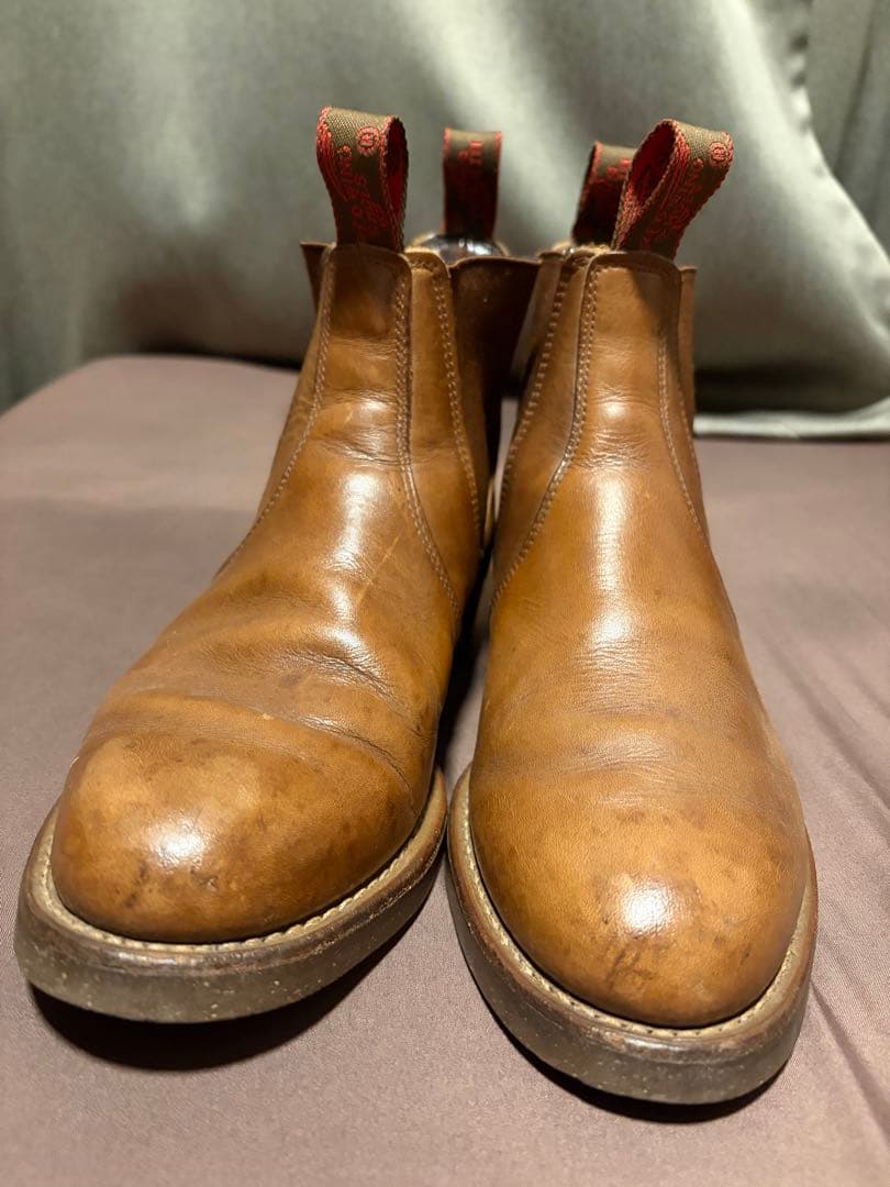 Red Wing Shoes ブラウン サイドゴアブーツ 7 25cm