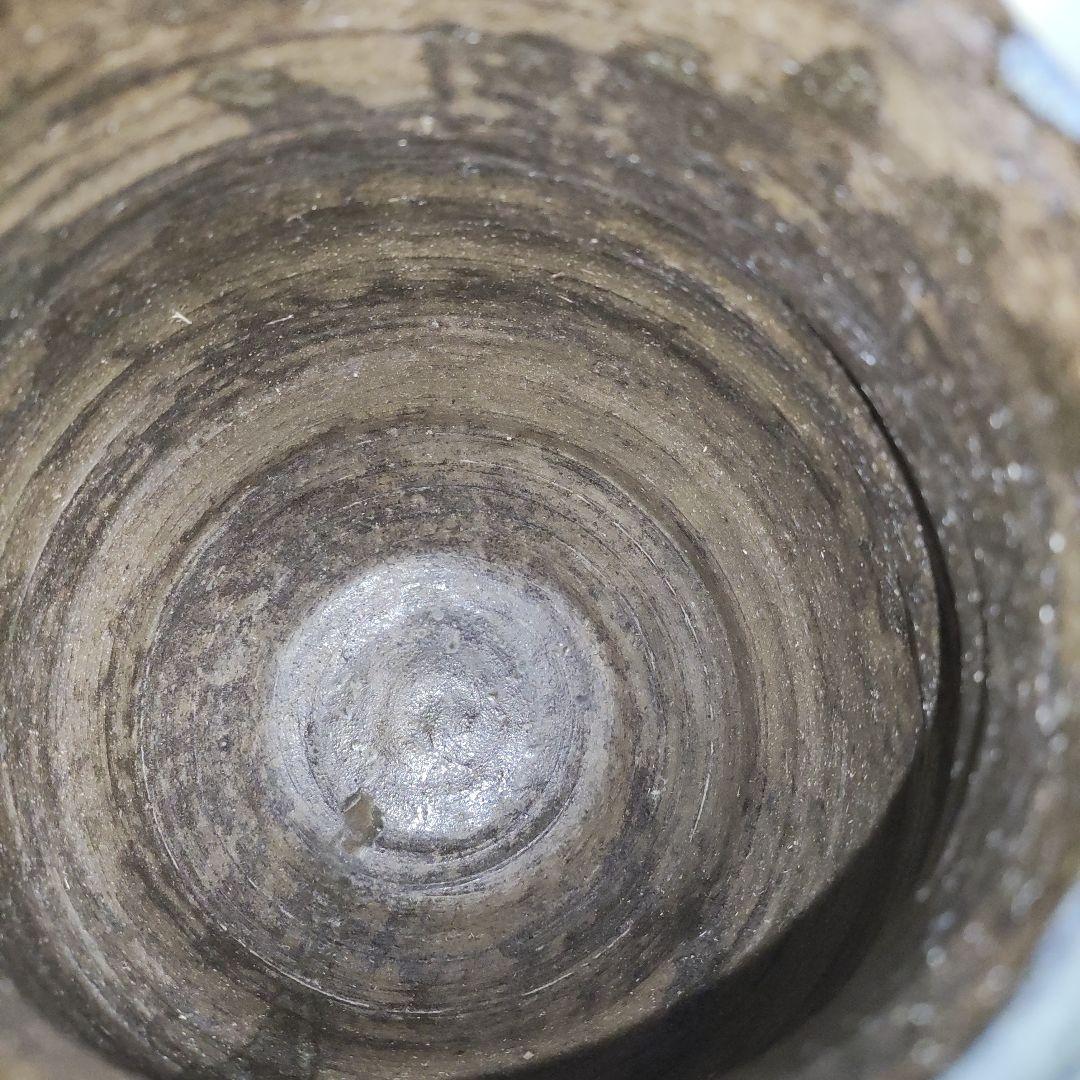 小鹿田焼　緑釉ピッチャー　水差し　小石原焼　民藝陶