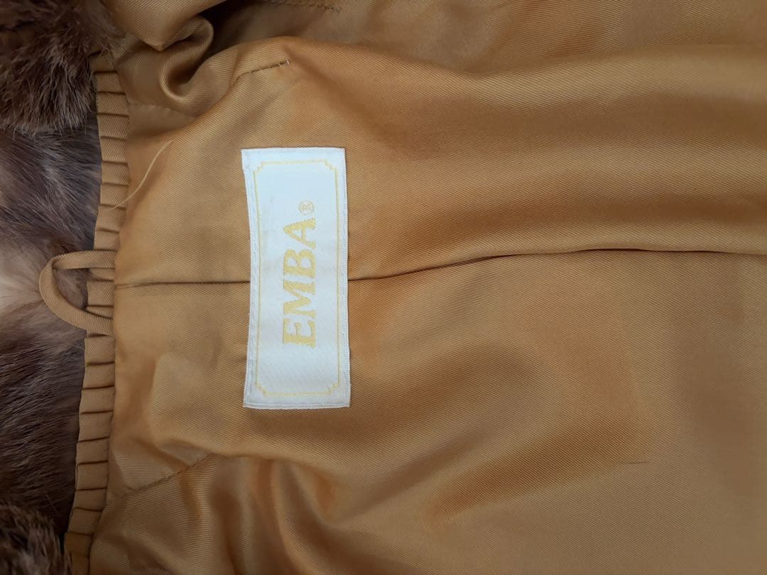 EMBA エンバ ファージャケット ブラウン 11