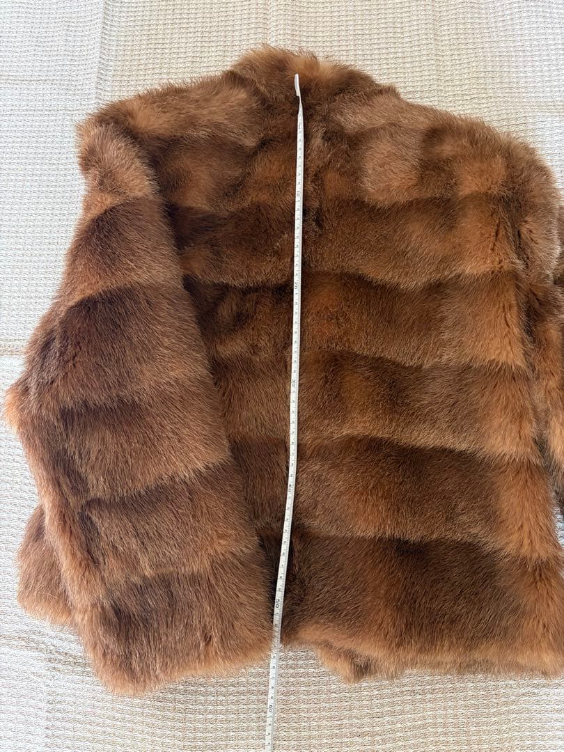 EMBA エンバ ファージャケット ブラウン 11