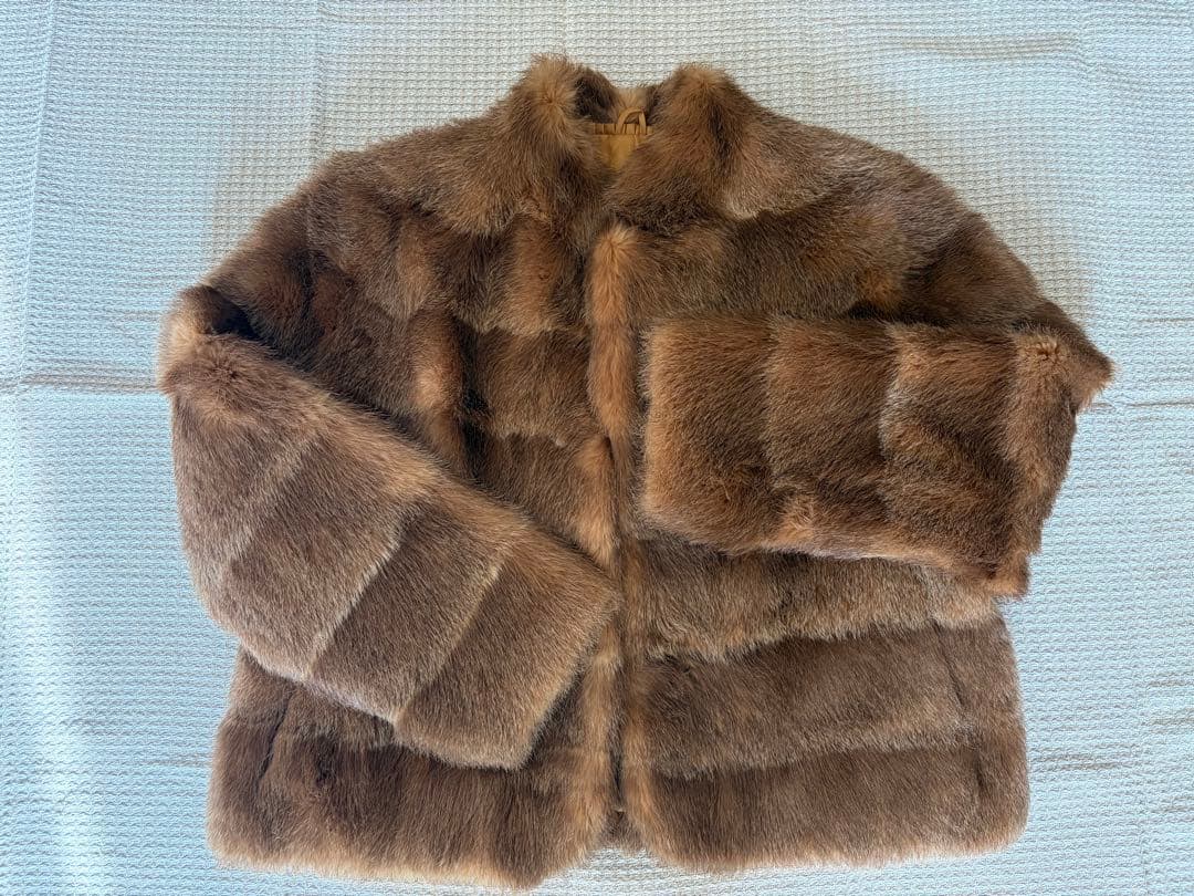 EMBA エンバ ファージャケット ブラウン 11