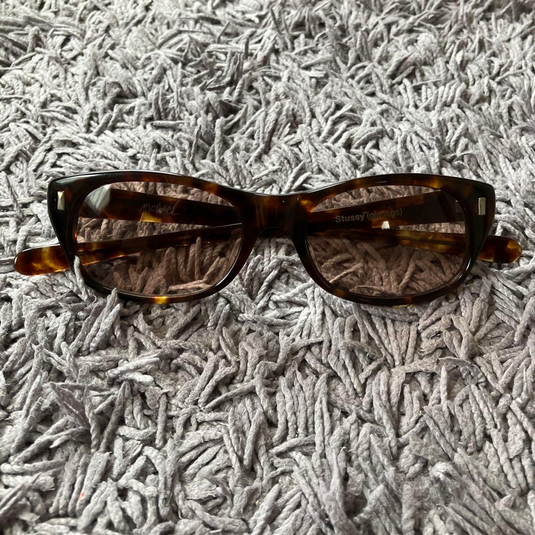 サ*ン様 Stussy サングラス Michael マイケル　ブラウン　べっこう