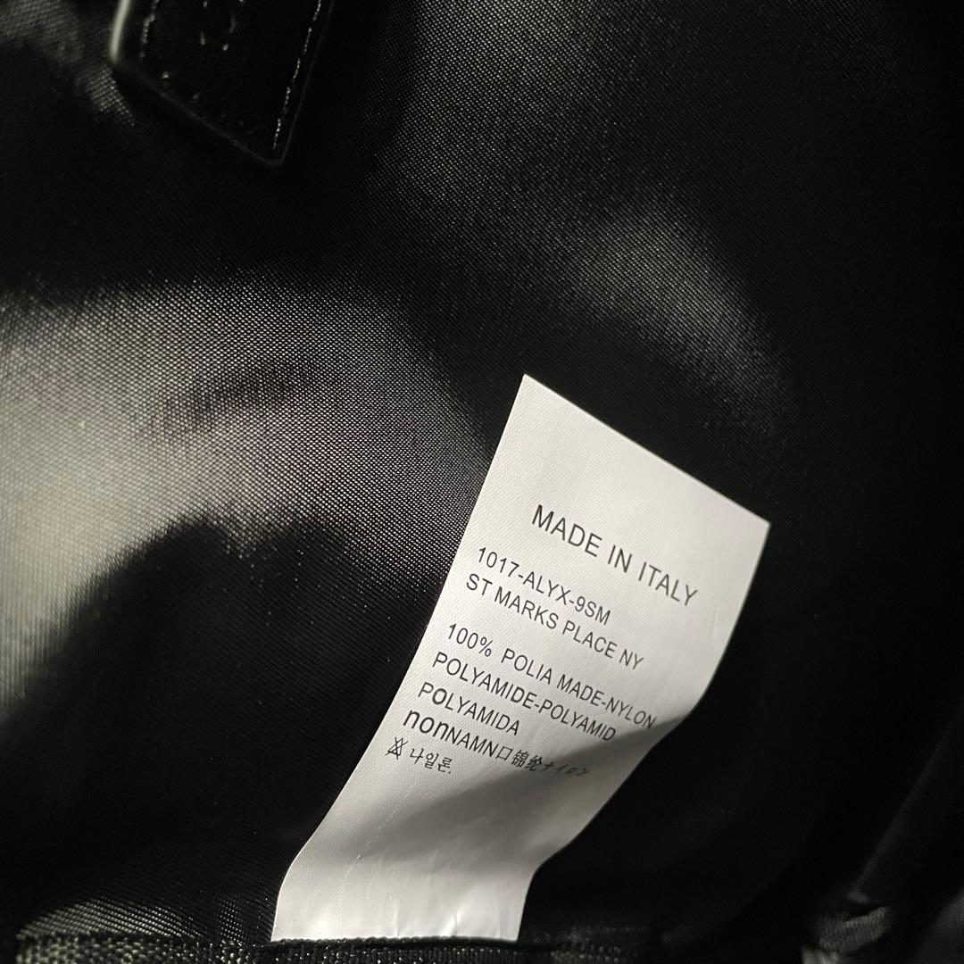 1017 ALYX 9SM タンクバックパック ブラック