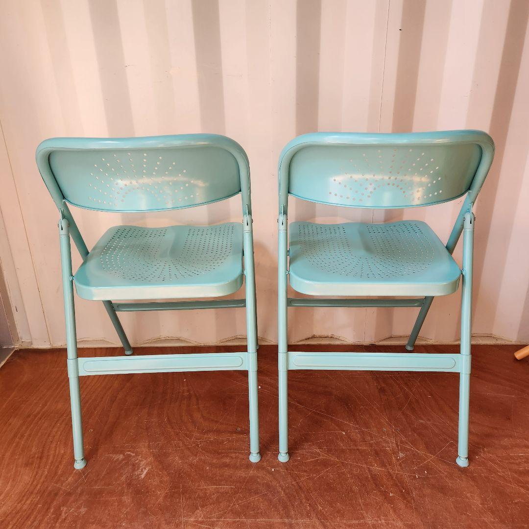 美品 廃盤 IKEA イケア FRODE フローデ 折りたたみ椅子 2脚