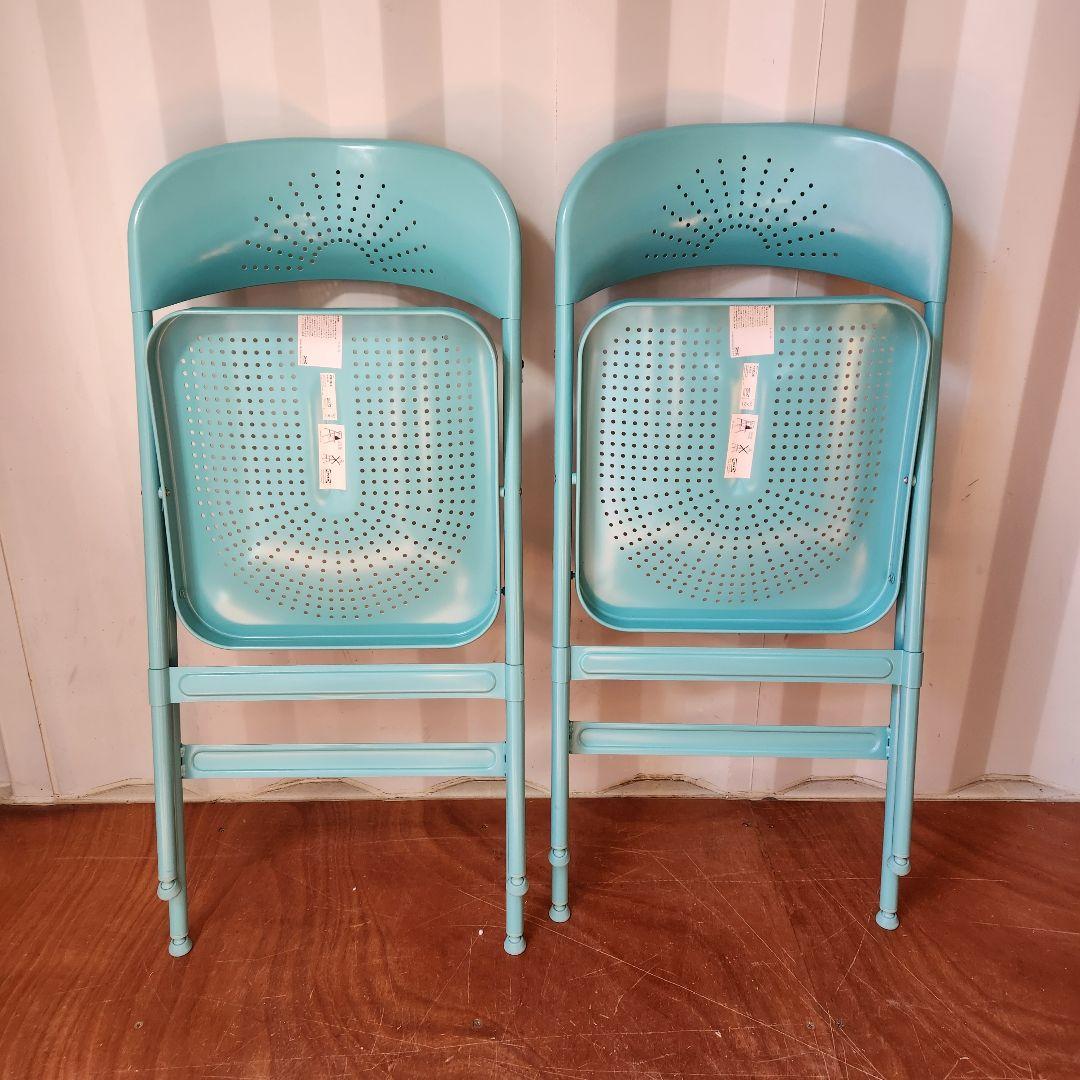 美品 廃盤 IKEA イケア FRODE フローデ 折りたたみ椅子 2脚