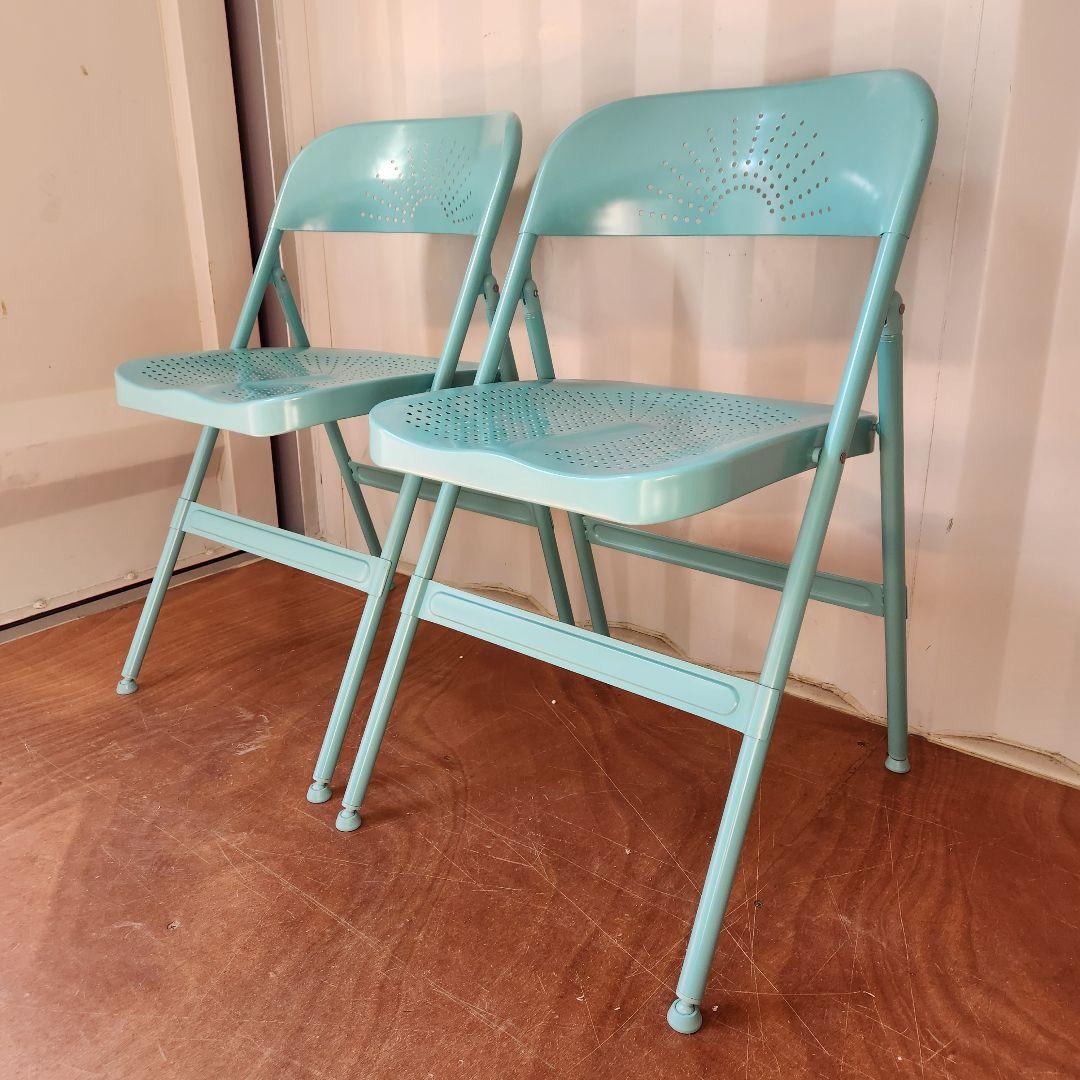美品 廃盤 IKEA イケア FRODE フローデ 折りたたみ椅子 2脚