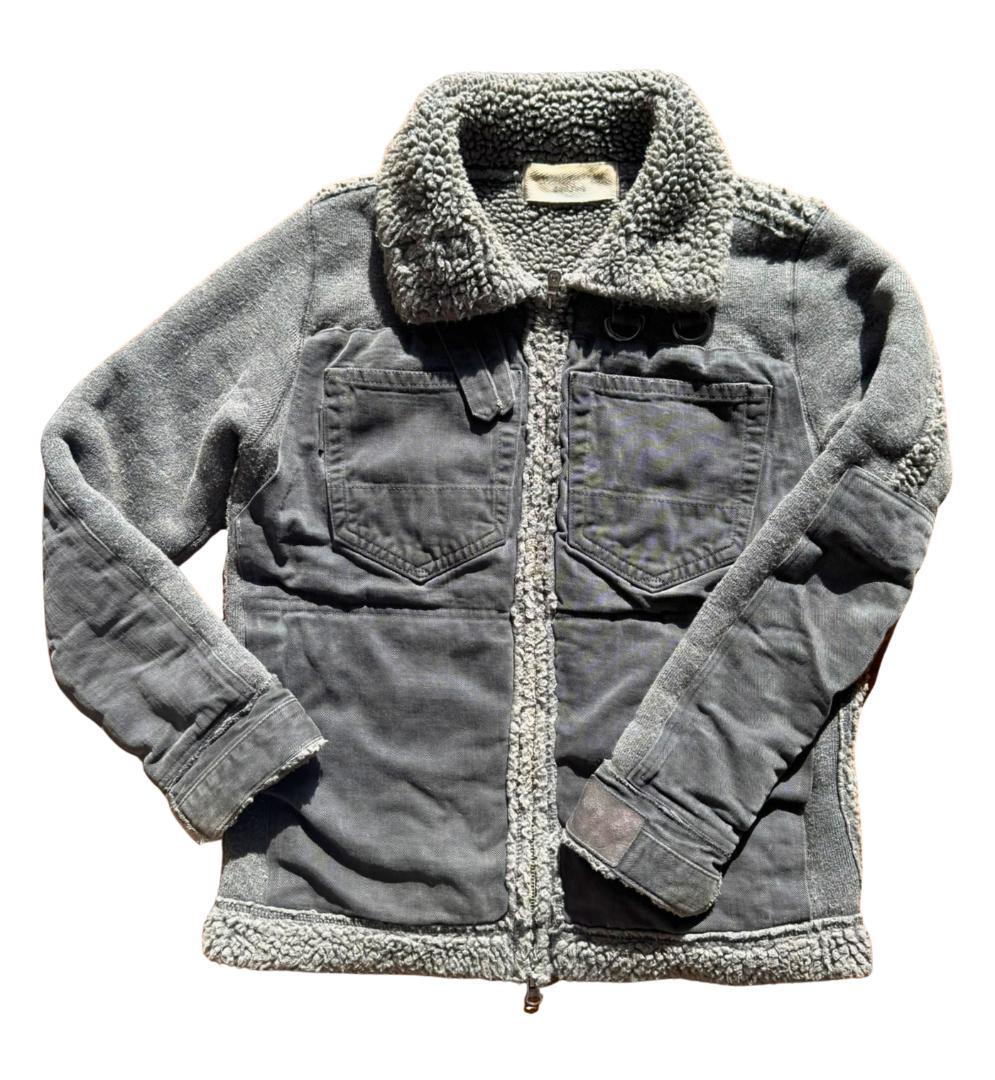 フランシストモークス ロイヤルフラッシュ別注 ボアライナー デニムジャケット
