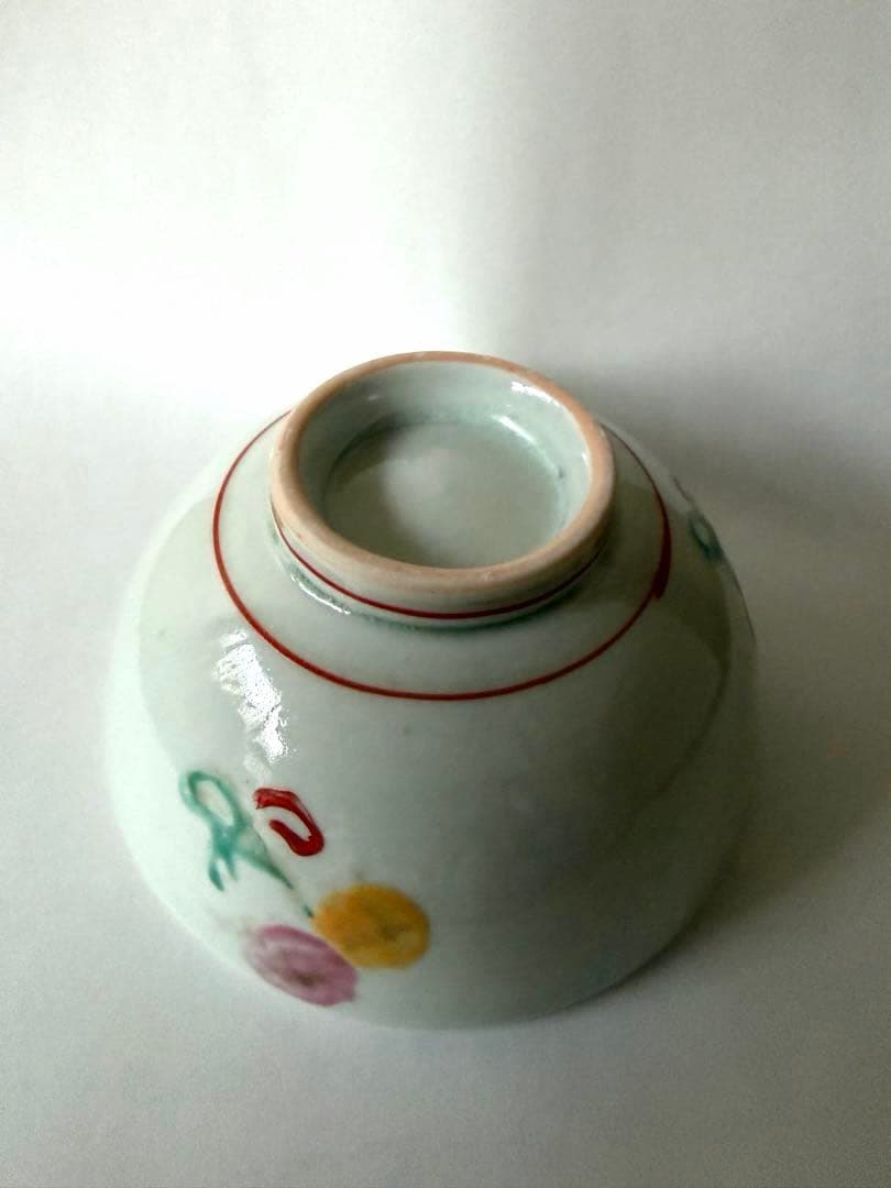 伊藤聡信　色絵　小ぶりの飯碗