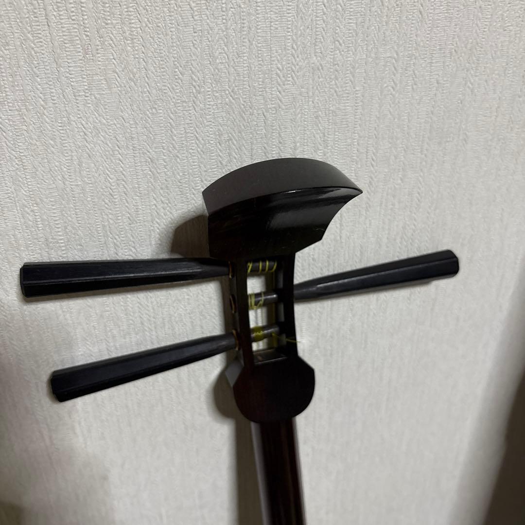 三味線　和楽器　バチ　べっこう風 撥　弦　駒　ハードケース