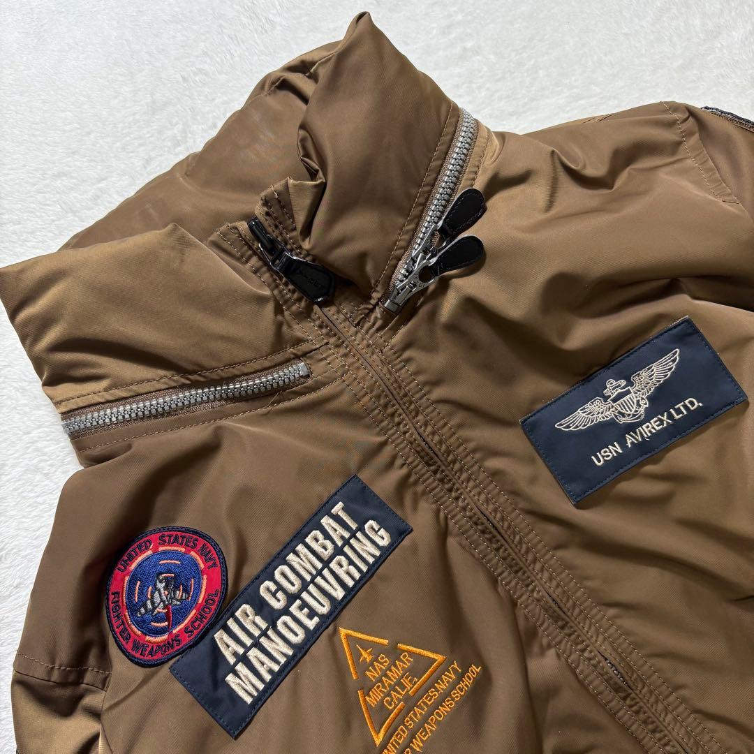 【希少・2XL】CWU45P　AVIREX　フライトジャケット　トップガン