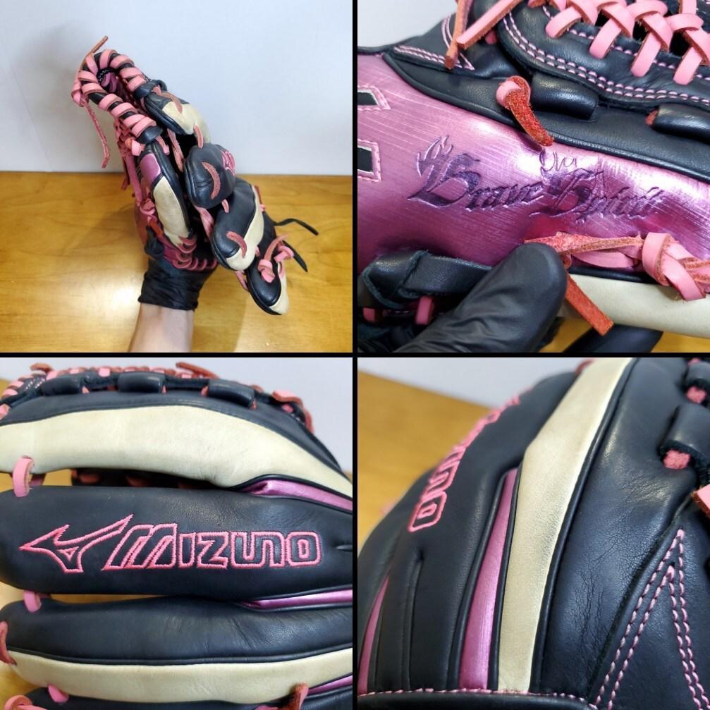 ミズノ ブレイブスピリット 限定モデル メタリックカラー 美品 軟式グローブ