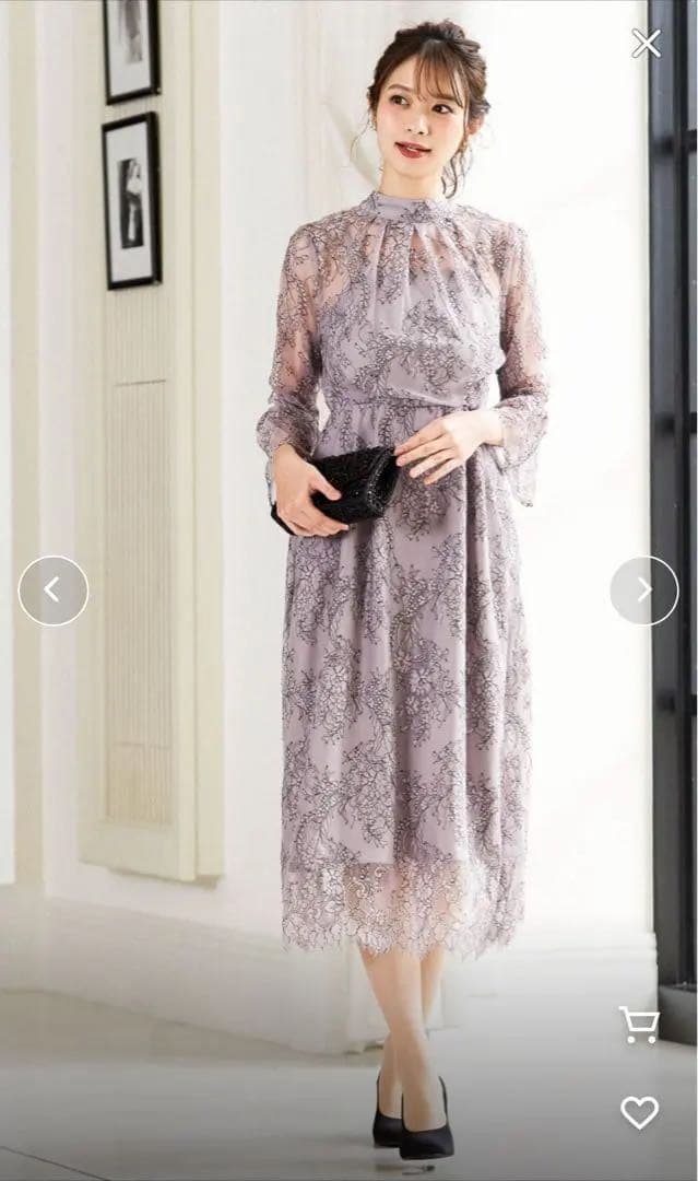 niana 【新品未使用】レース 結婚式ワンピースドレス 同窓会 二次会