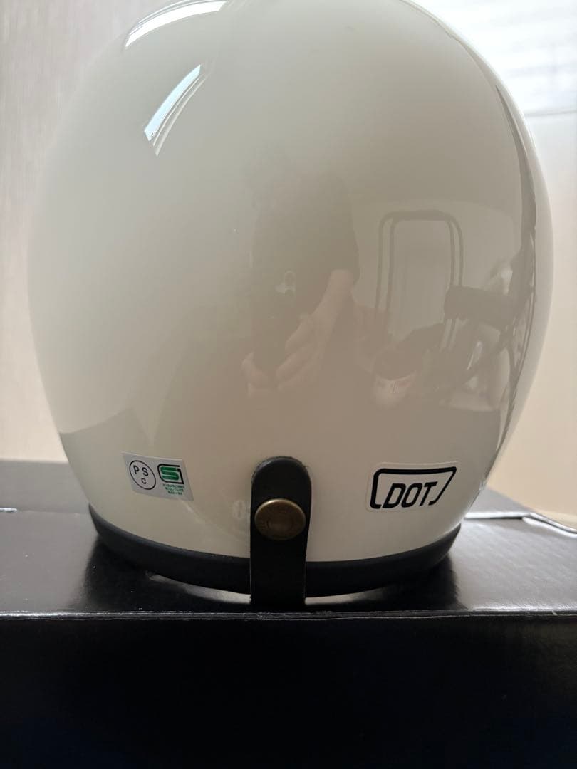 TT&CO スーパーマグナム ジェットヘルメット ダブルストラップ アイボリー