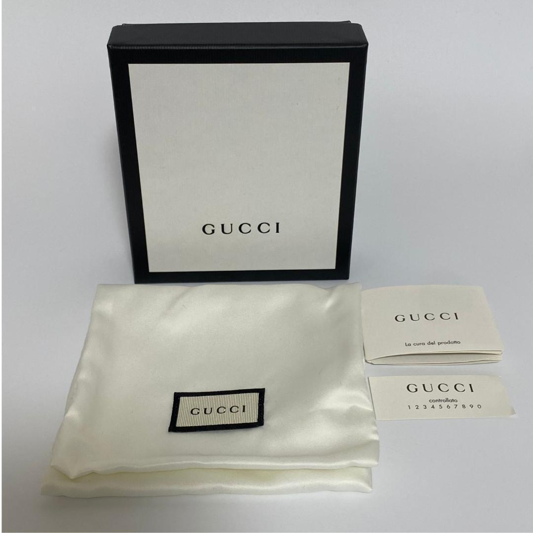 GUCCI グッチ マイクロシマ マネークリップ 二つ折り 札入れ ブラック 黒