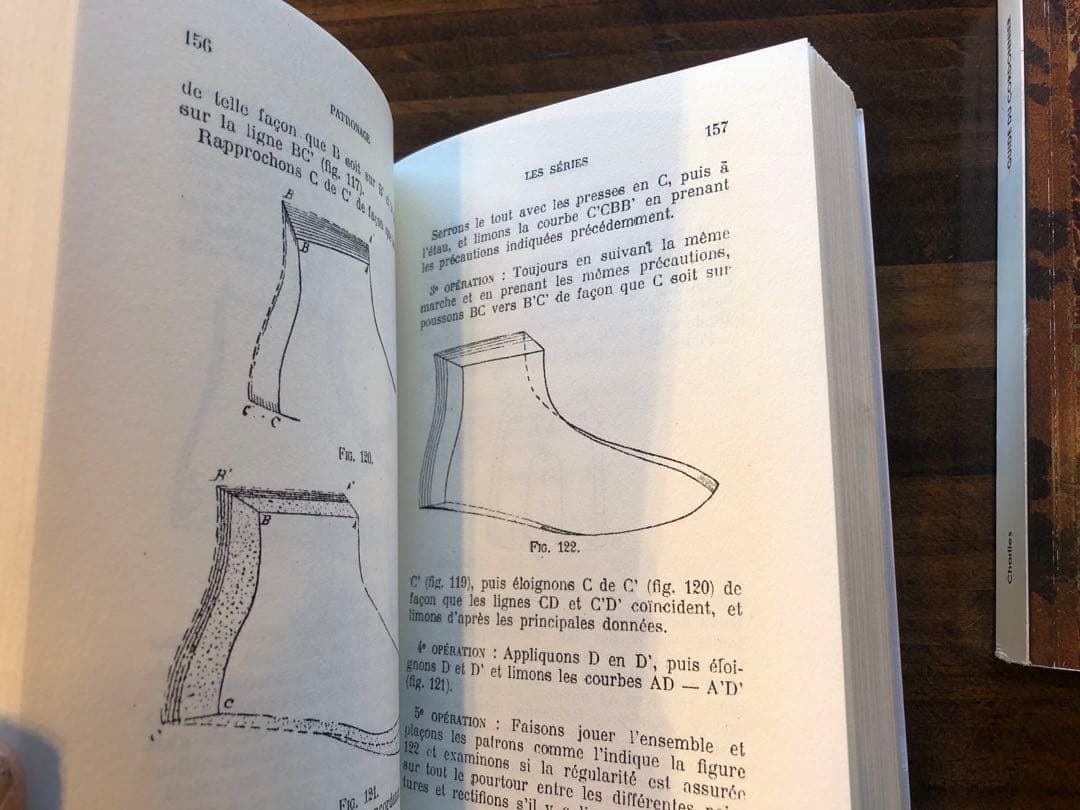 製靴本　靴作り　教科書　フランス製