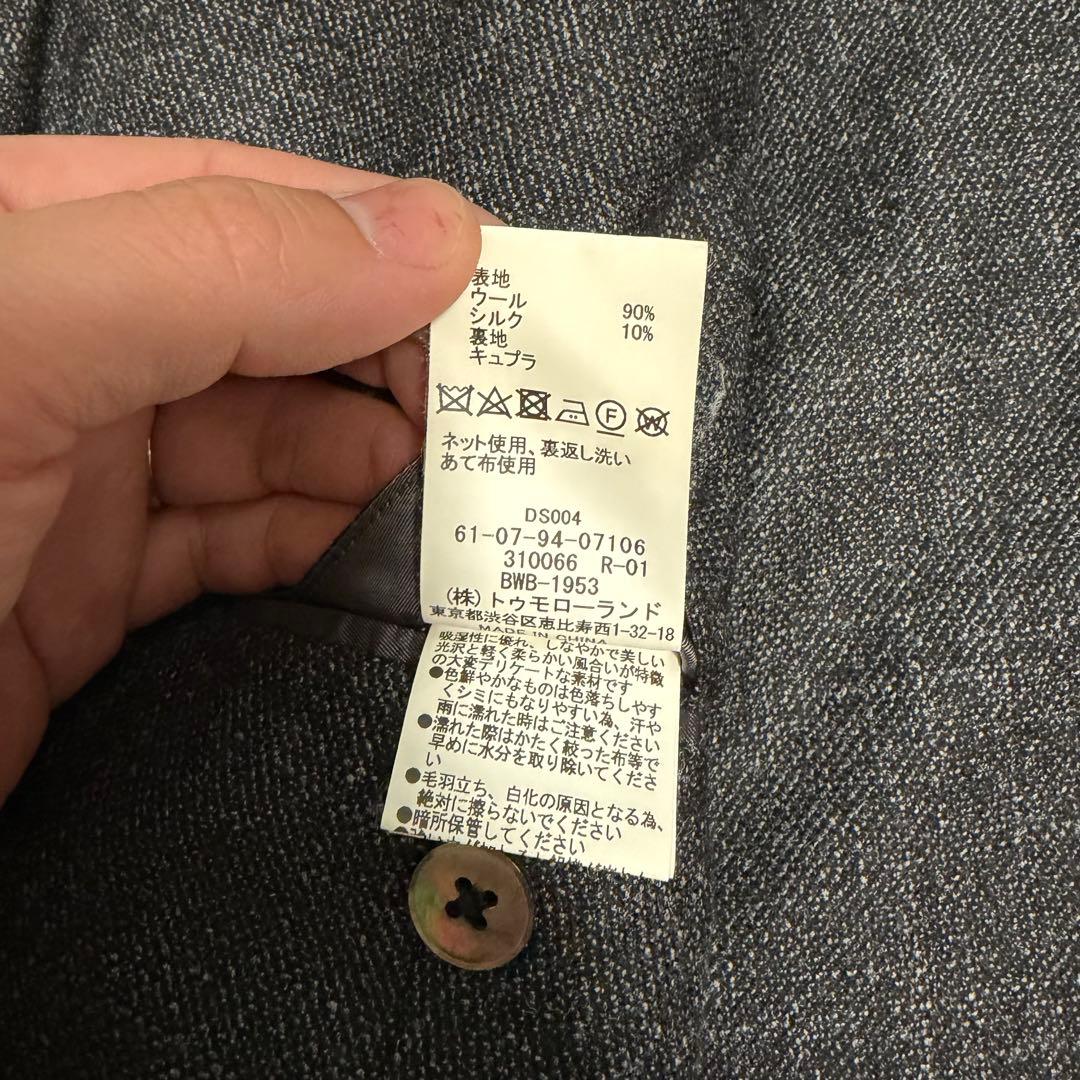 近年美品Lサイズ相当　トゥモローランドピルグリム　ロロピアーナ　ダブルテーラード