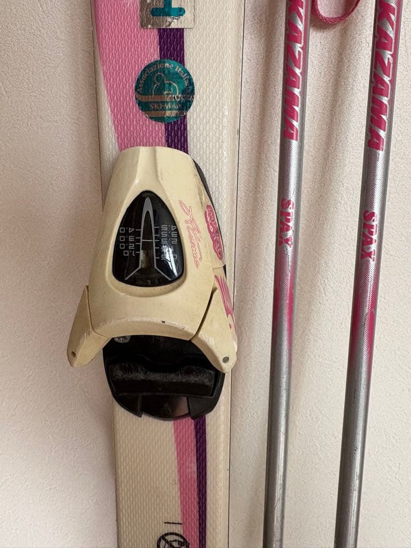 スキー　女の子用 4点セット メンテナンス済