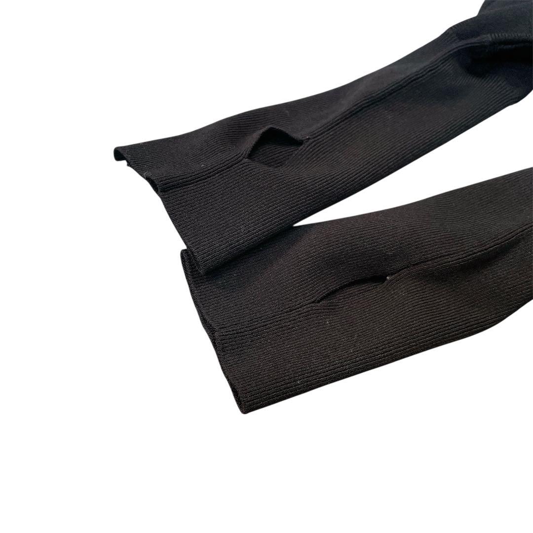 美品✨️ ETRE TOKYO ハイゲージドルマンスリーブニットワンピース 黒