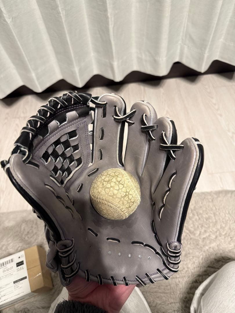 Alegria 軟式グローブ 黒/灰色